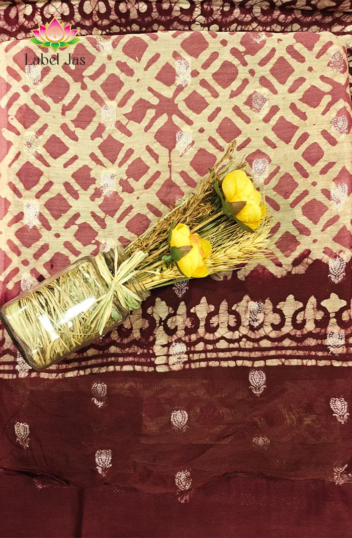 Chanderi Banarasi Salwar 2 Secondary image