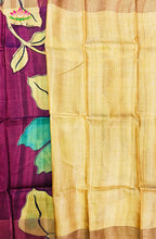 Dark Maroon Digital Printed Saree