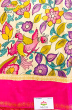 Pure Pen Kalamkari Silk Saree – 01