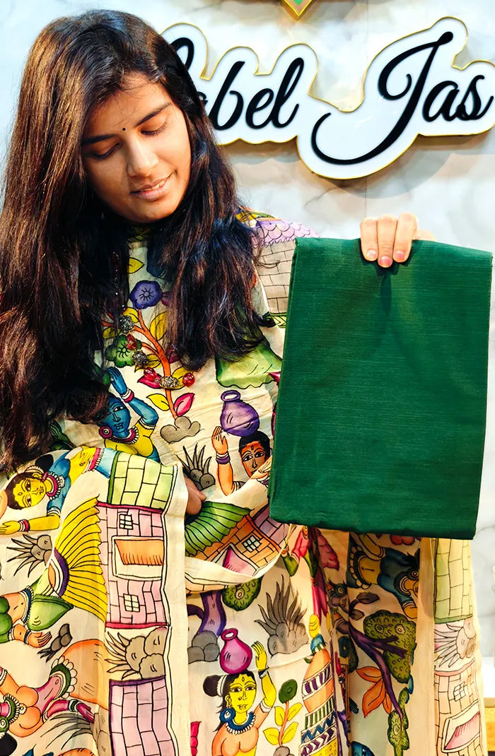 Pure Pen kalamkari Salwar 10 Secondary image