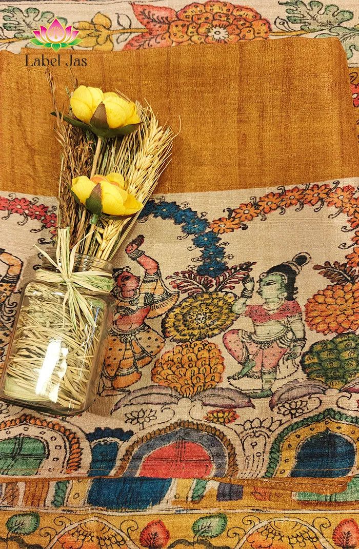 Semi Tussar Salwar 8