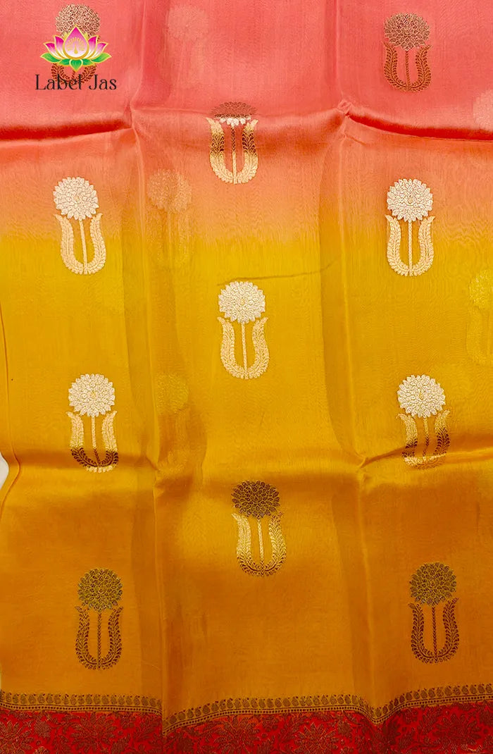 Premium Kora organza Banarasi Silk Saree 1