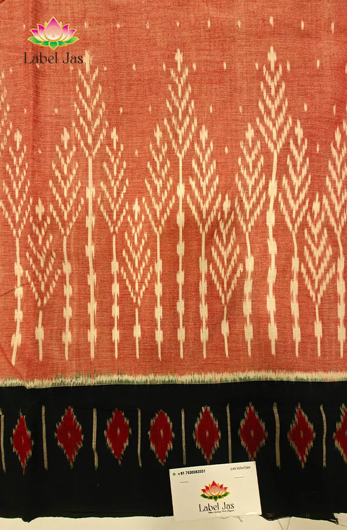 Premium Double Ikkat Saree 5 Secondary image