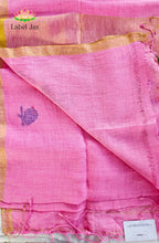 Pure Silk Linen Saree 8