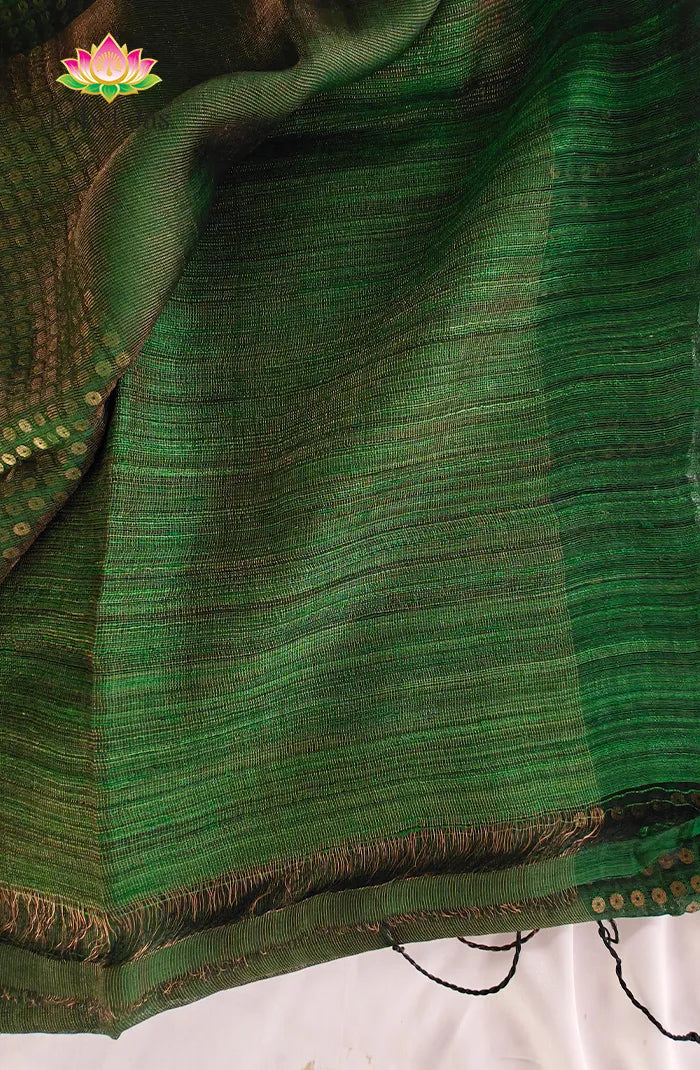 Pure Muslin organza saree 6 Secondary image