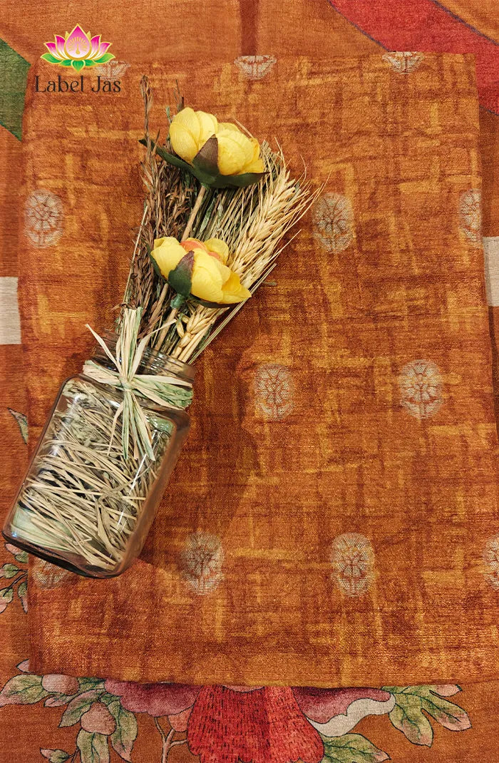 Semi Tussar Salwar 3 Secondary image
