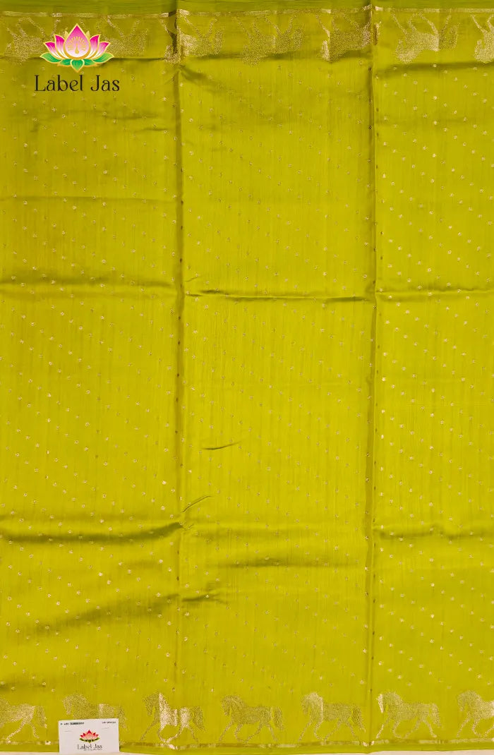 Premium Chiniya Silk Saree 4 Secondary image