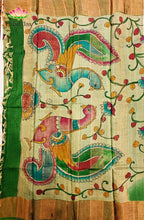 Desi Tussar with Kalamkari Print Saree
