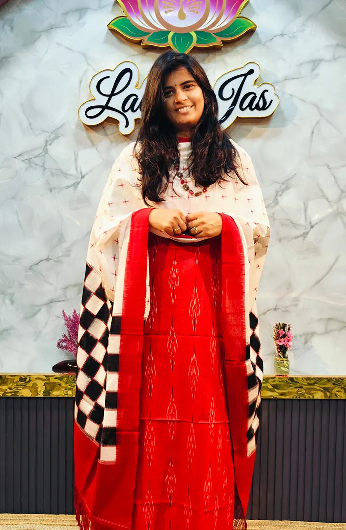 Mercidized Ikkat Cotton Salwar 6 Main image