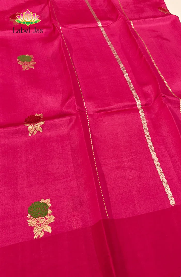 Pure Raw Mango Silk Saree 4