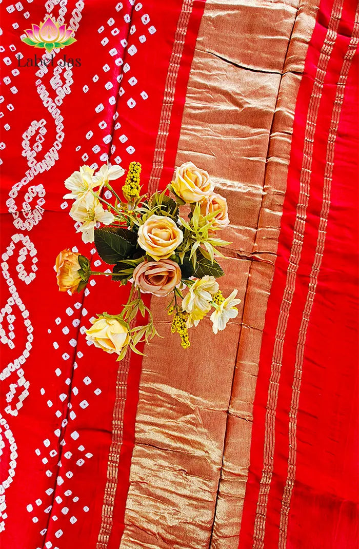 Modal silk with Bandini Saree 1 Secondary image