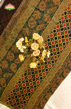 Premium kota Saree with Ajrakh 3