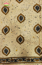 Modal Silk with Ajrakh Handblock Print Saree