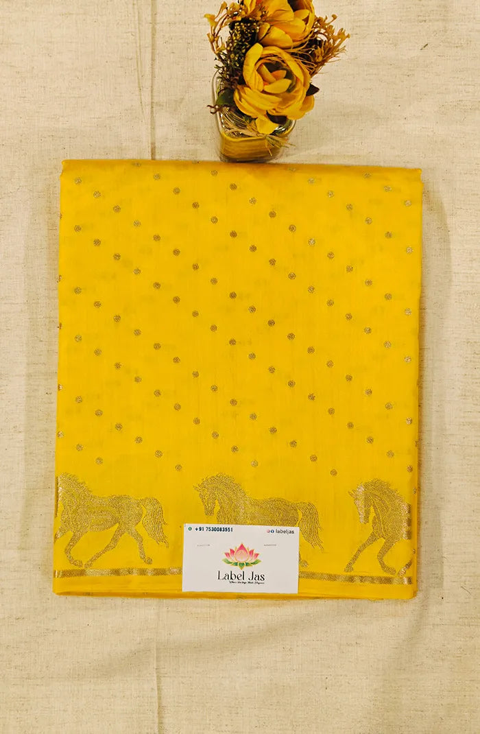 Premium Chiniya Silk Saree 5 Main image