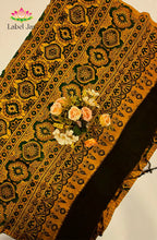 Ajrakh X Chanderi Saree 2