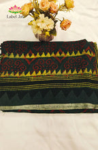 Pure  Linen Saree with Digital print 4
