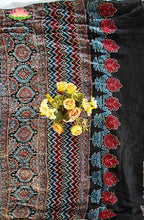 Modal silk with Bandini and Ajrakh Saree 4