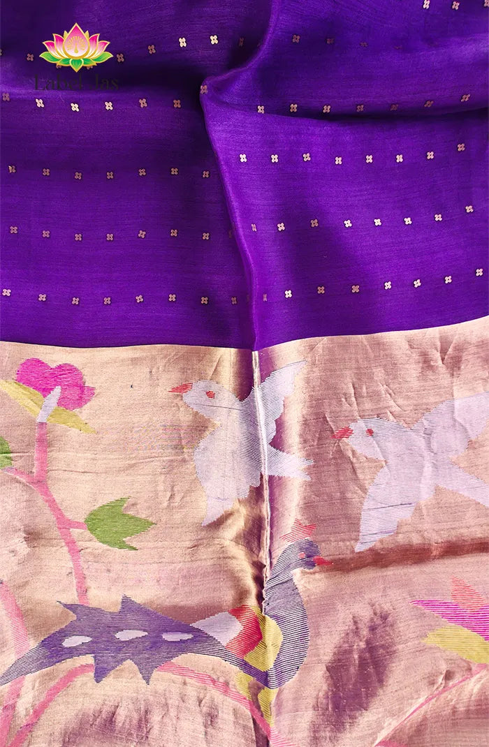 Pure Muslin organza saree 13 Secondary image