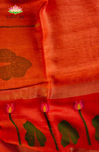 Pure Silk Linen Saree 2
