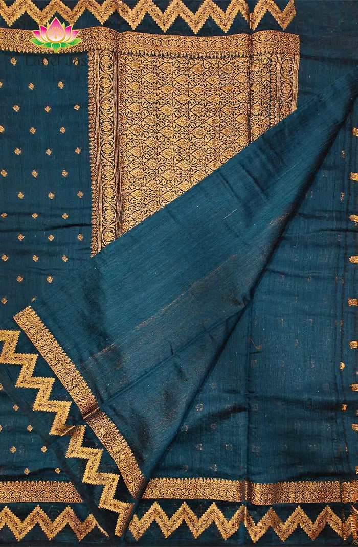 Premium Munga silk saree 3 Secondary image