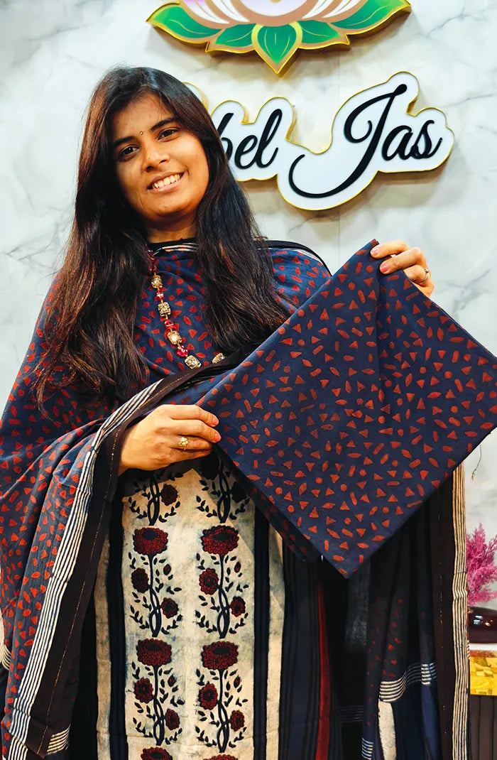Ajrak Handblock salwar_28 Secondary image