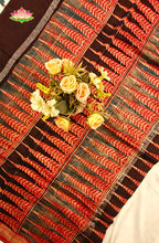 Premium Maheshwari Silk Saree with Ajrakh 1