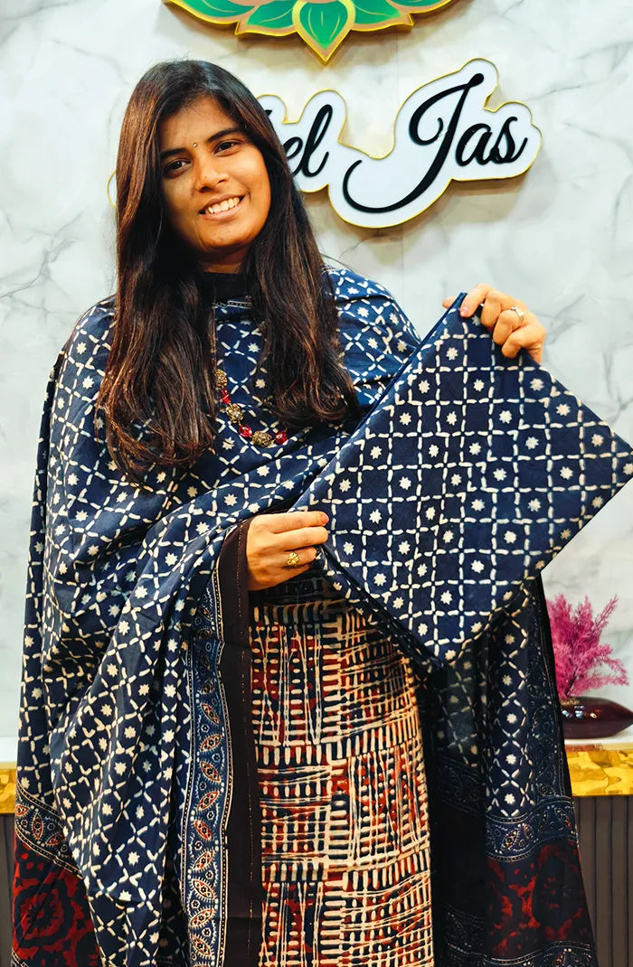 Ajrak Handblock salwar_35 Secondary image