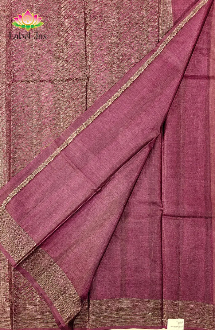 Tussar Saree with Banarasi Motifs 4 Secondary image