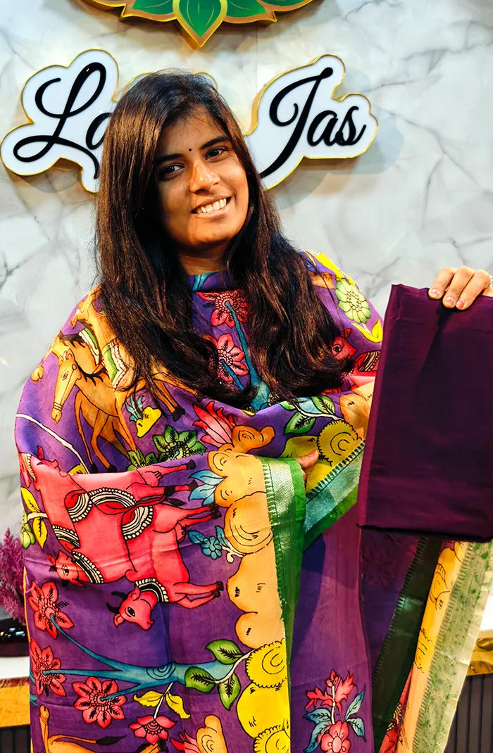 Pure Pen kalamkari Salwar 6 Secondary image