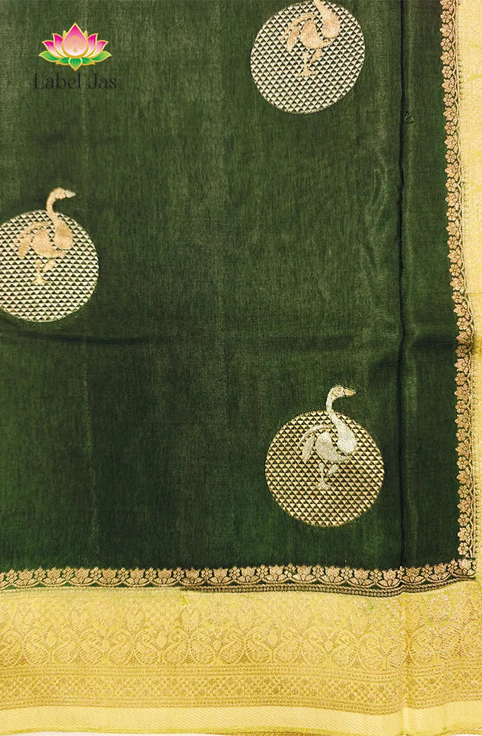 Premium Chiniya Silk Saree 12