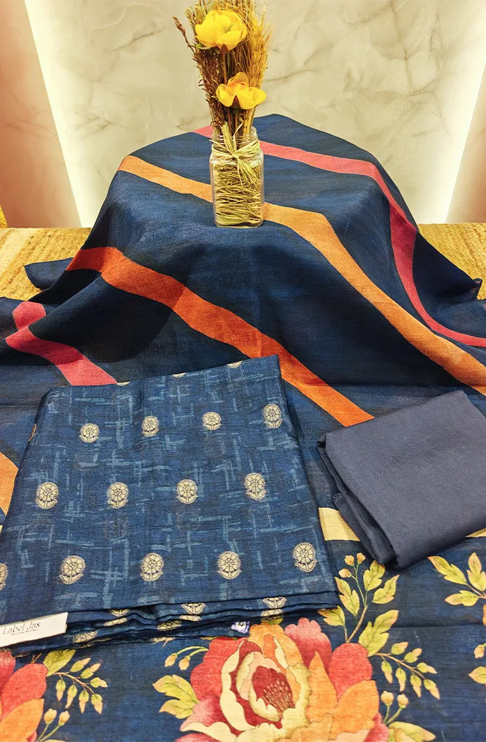 Semi Tussar Salwar 4 Main image