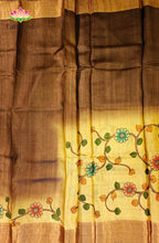 Desi Tussar with Kalamkari Print Saree 2