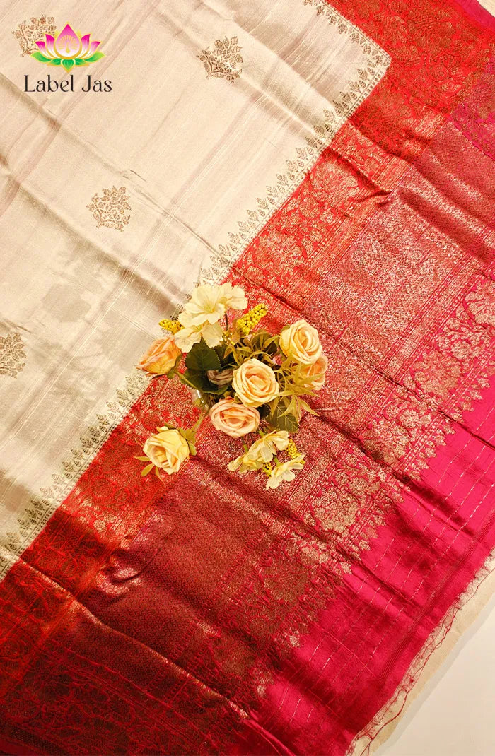 Pure Banarasi  Raw Silk Saree 3
