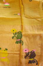 Pure Silk Linen Saree 5