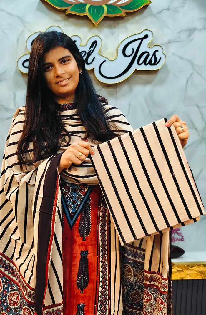 Ajrak Handblock salwar_33 Secondary image