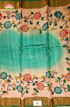 Desi Tussar with Kalamkari Print Saree 3