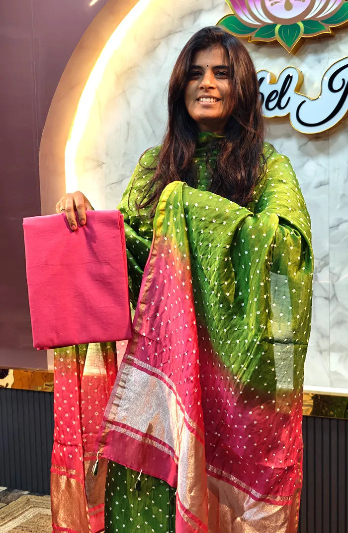 Chanderi Silk Bandhini Salwar_1