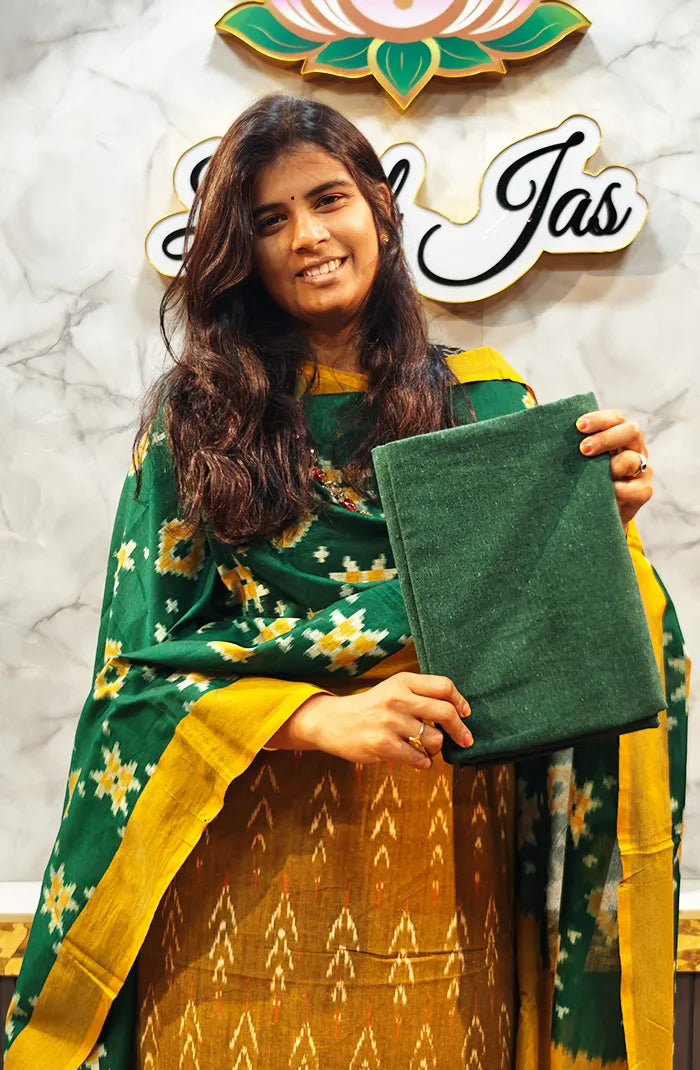 Mercidized Ikkat Cotton Salwar 1