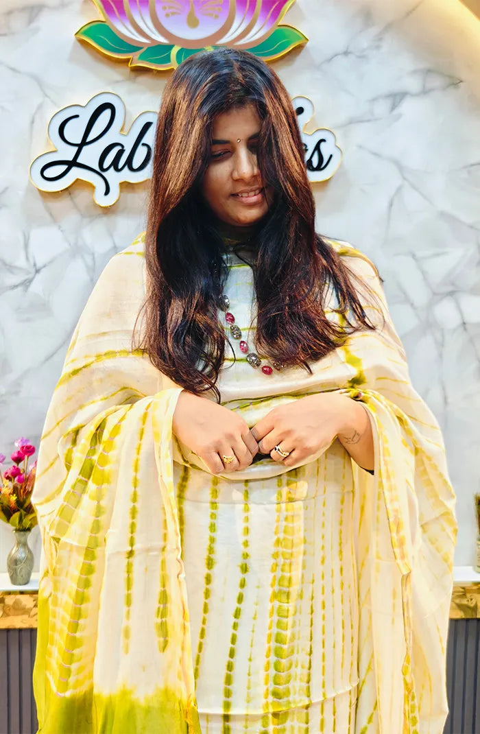 Chanderi Silk shibori Salwar_16 Secondary image
