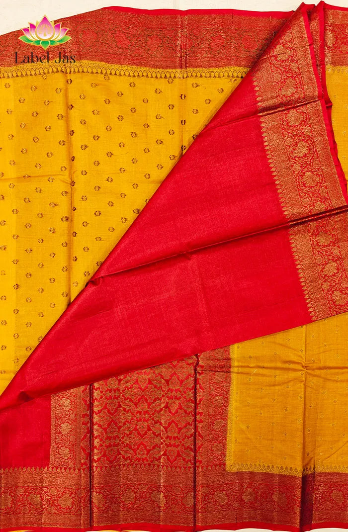 Tussar Saree with Banarasi Motifs 2 Secondary image
