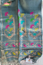 Premium Silk linen with Jamdani weaving 4