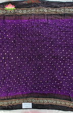 Modal silk with Bandini and Ajrakh Saree 6