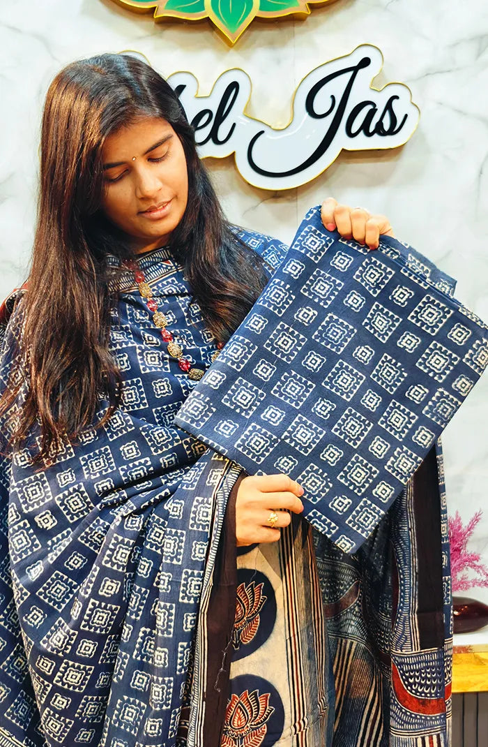 Ajrak Handblock salwar_37 Secondary image