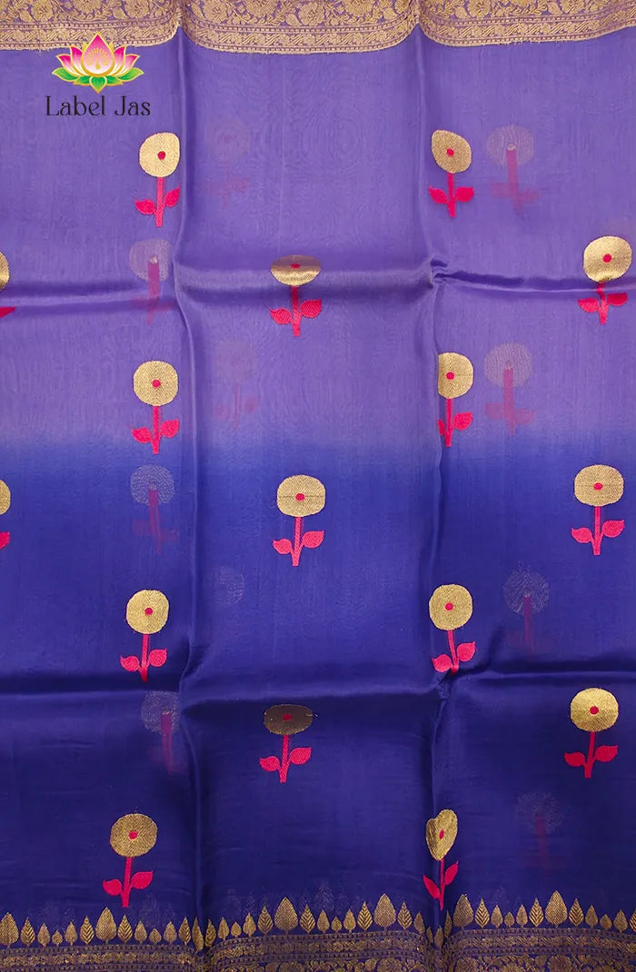 Premium Kora organza Banarasi Silk Saree 6