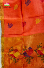 Pure Silk Linen Saree 6