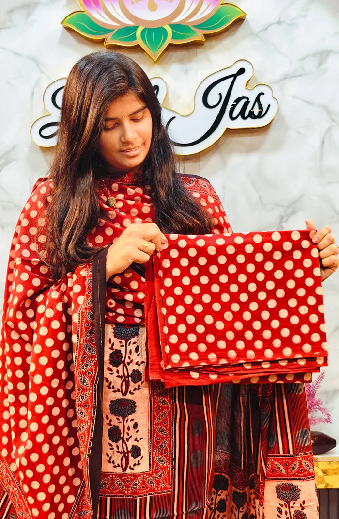 Ajrak Handblock salwar_38 Secondary image