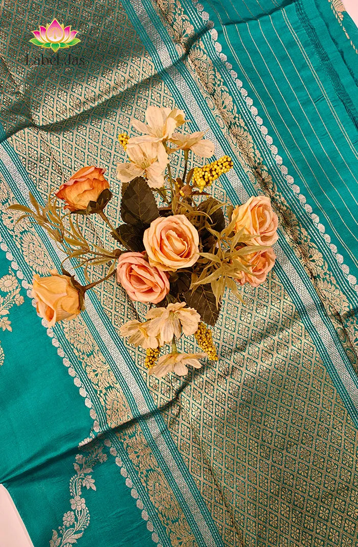 Pure Raw Mango Silk Saree 2