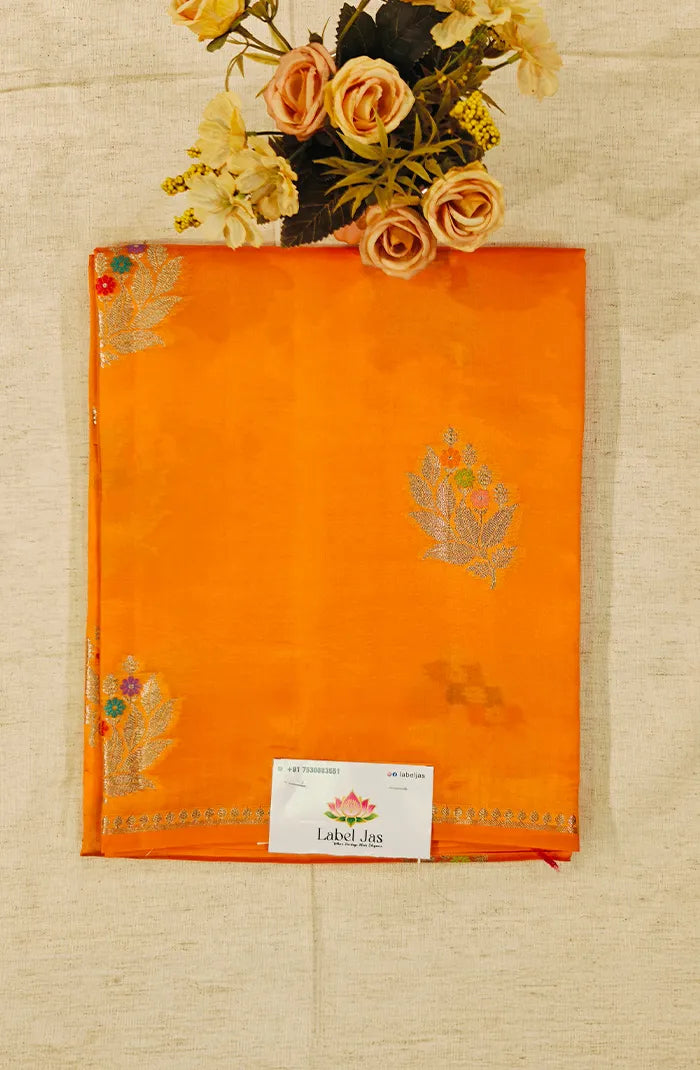 Premium Chiniya Silk Saree Main image
