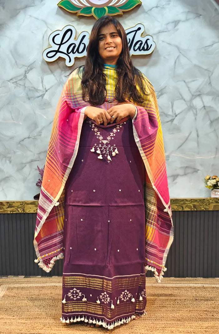 Bhujodi Kala cotton Salwar 3 Main image