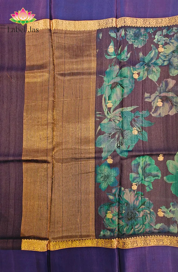 Tussar Georgette Saree 4
